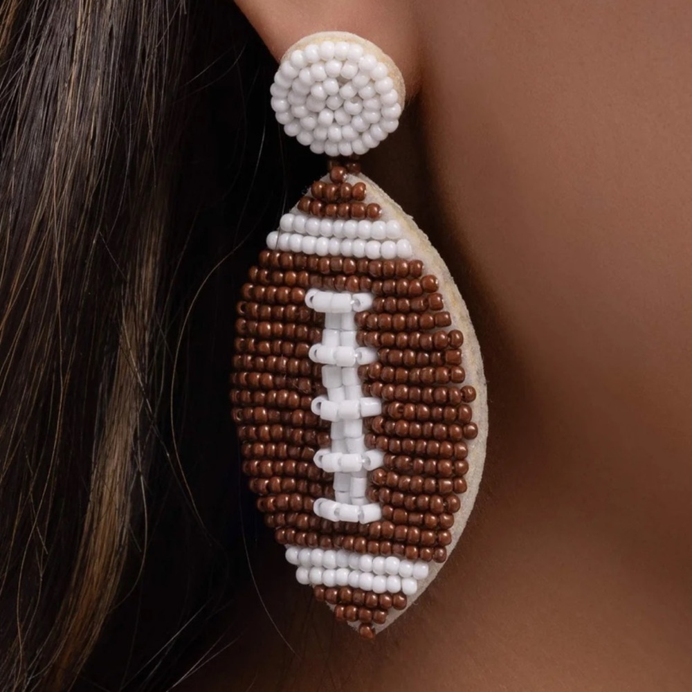 🏈🙌🏈 “FOOTBALL FAN” BROWN POST EARRINGS ~ PAPARAZZI❗️ GO TEAM❗️🏈🙌🏈